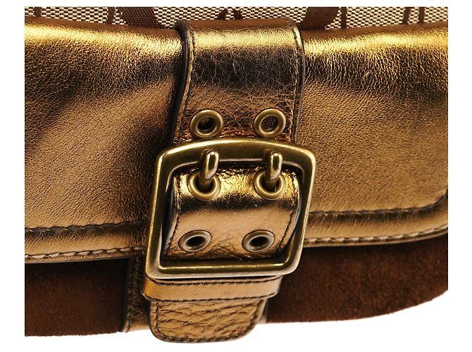 Coach Borsa a tracolla 1495 Beige Bronze Signature Soho - vista 8