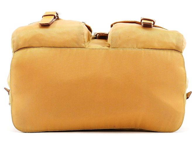 Prada B2811 Beige Tessuto Vela Nylon Rucksack - Ansicht 5