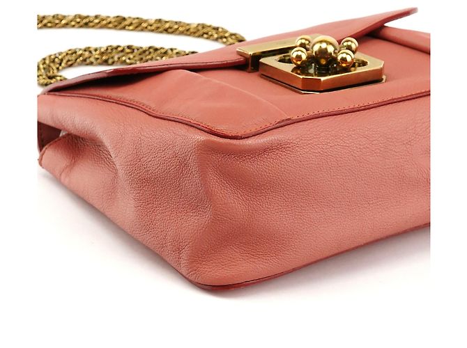 Chloé Borsa a tracolla 2-Way Elsie in pelle rosa - vista 7