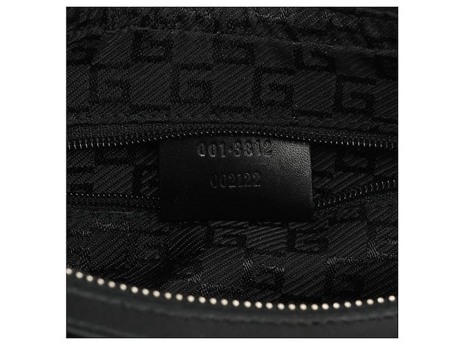 Gucci 001 3812 Borsa a tracolla in pelle nera - vista 13