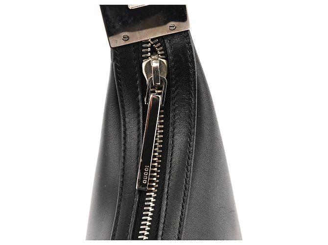Gucci 001 3812 Borsa a tracolla in pelle nera - vista 7