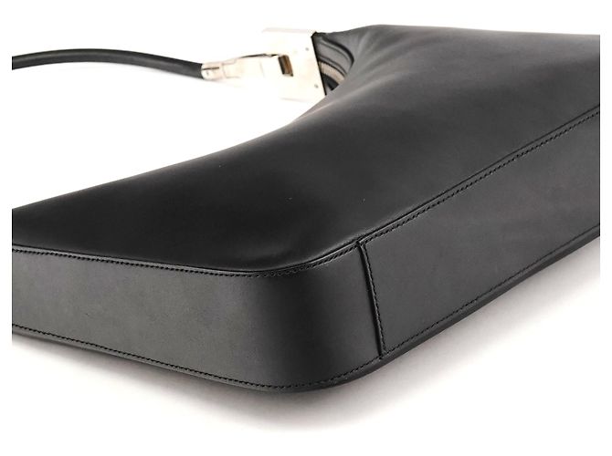 Gucci 001 3812 Borsa a tracolla in pelle nera - vista 8