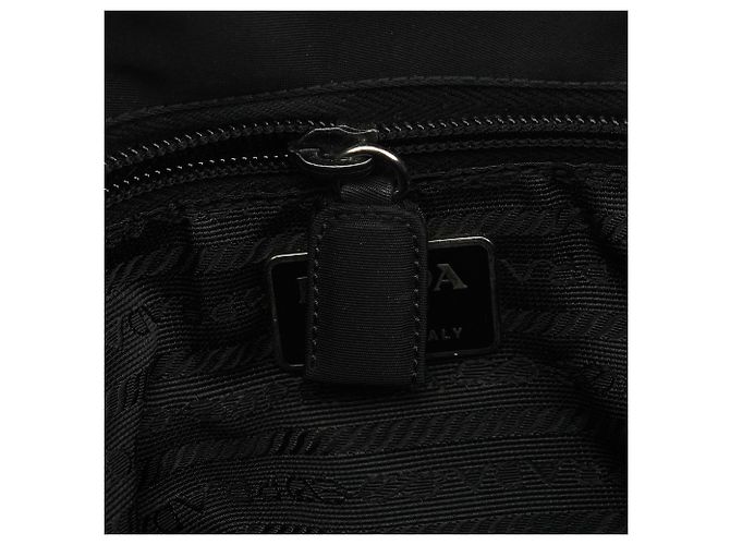 Prada Borsa Tote B8355 Black Tessuto Impuntu Nylon - vista 10