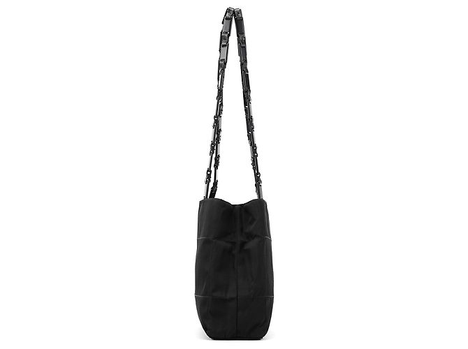 Prada Borsa Tote B8355 Black Tessuto Impuntu Nylon - vista 2