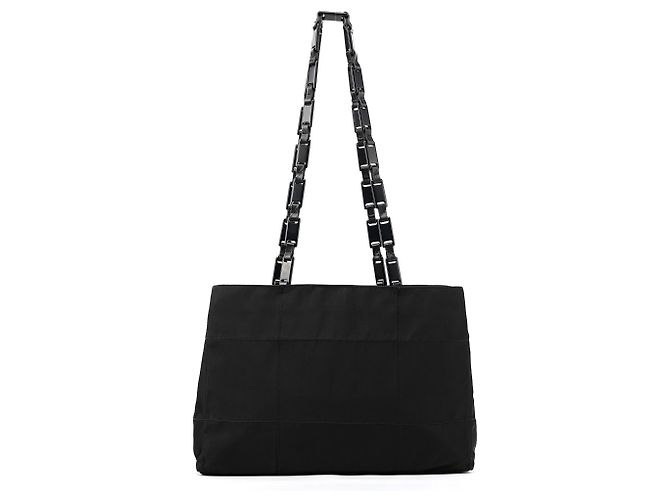 Prada Borsa Tote B8355 Black Tessuto Impuntu Nylon - vista 3