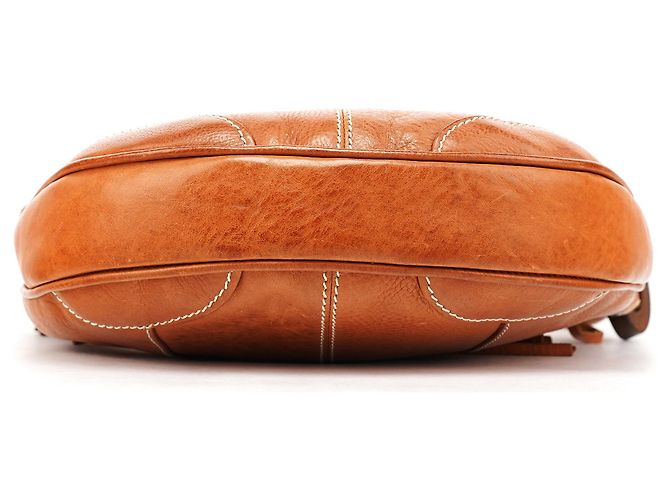 Dolce & Gabbana Borsa a tracolla hobo con frange in pelle marrone - vista 5