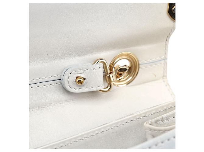 Dolce & Gabbana Borsa a tracolla DG in pelle Grey Gold - vista 11