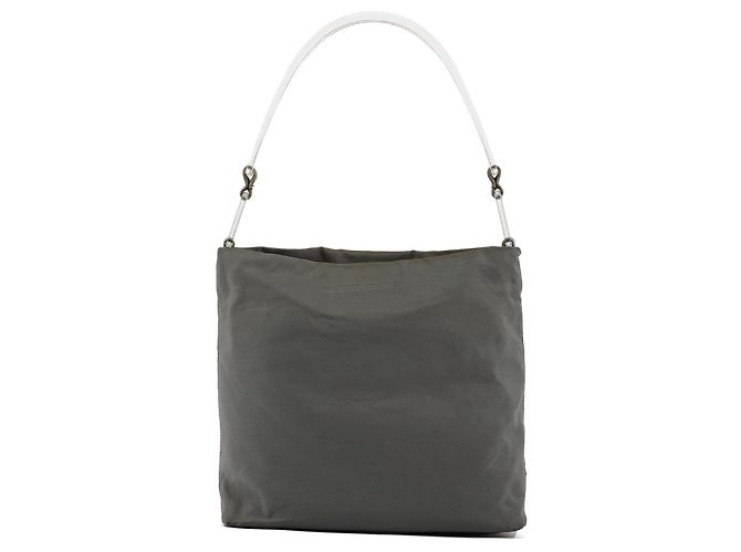 Prada Borsa a tracolla 1998 Grey Tessuto Plex Nylon - vista 3