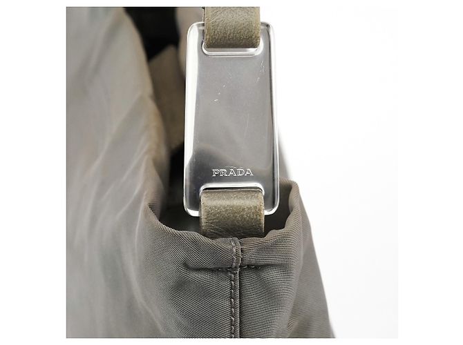Prada Borsa a tracolla 1998 Grey Tessuto Plex Nylon - vista 6