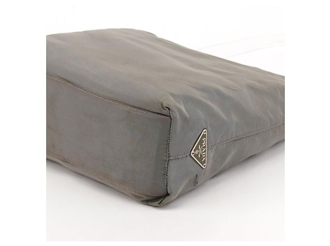 Prada Borsa a tracolla 1998 Grey Tessuto Plex Nylon - vista 8