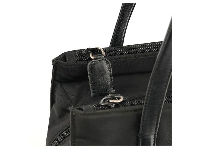Prada Borsa Tote B6224 Black Tessuto Nappa Nylon - vista 10