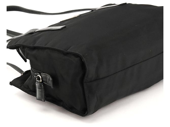 Prada Borsa Tote B6224 Black Tessuto Nappa Nylon - vista 6