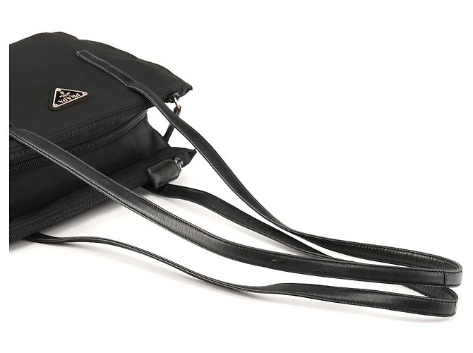Prada Borsa Tote B6224 Black Tessuto Nappa Nylon - vista 8
