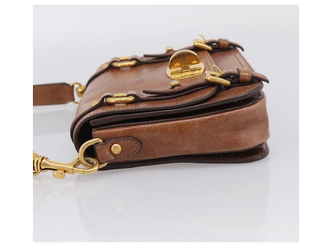 Miu Miu Shoulder Leather Mini - vista 3