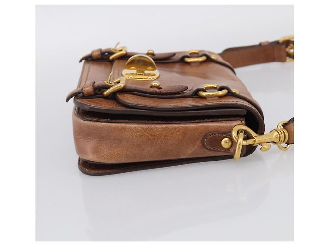 Miu Miu Shoulder Leather Mini - vista 4