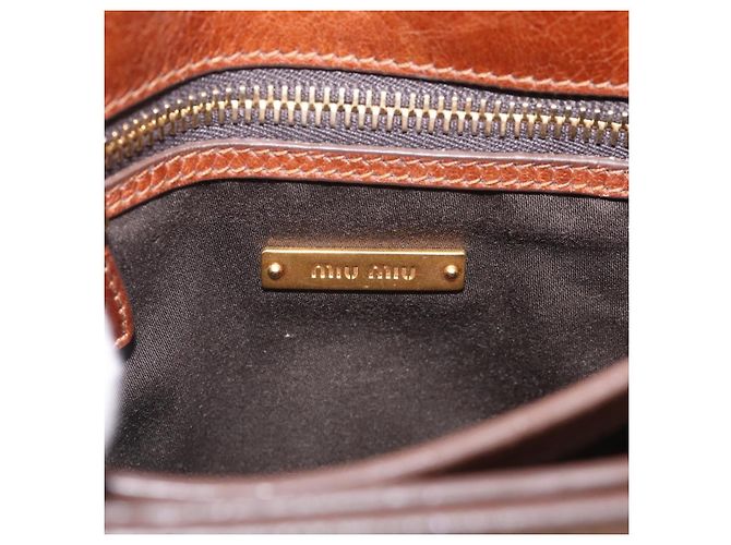 Miu Miu Shoulder Leather Mini - vista 7