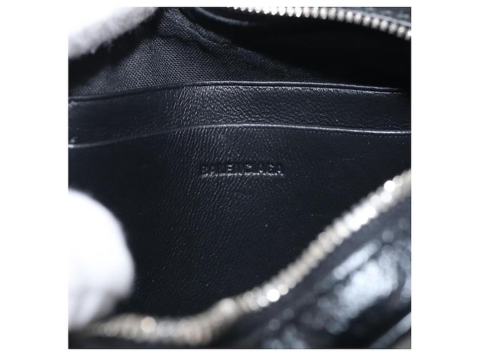 Balenciaga Le Cagole Giant Studs Heart Chain Leather Mini - vista 6