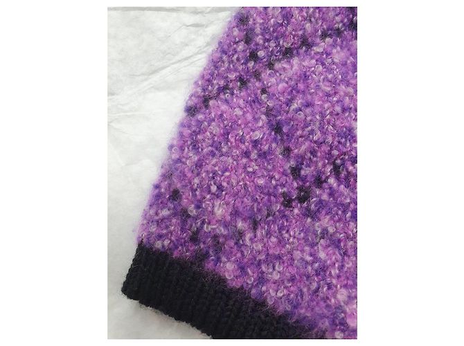 Cappello Chanel Logo CC in Cashmere Viola - vista 9