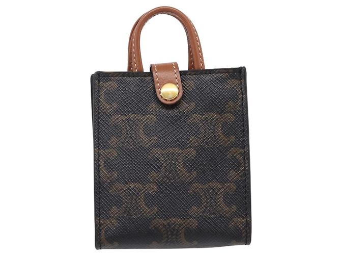 Céline Celine Vertical Cabas Triomphe Coated Canvas Mini - vista 2