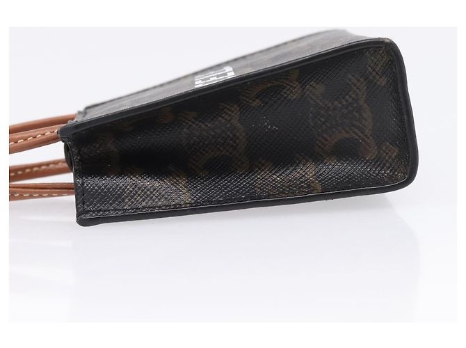 Céline Celine Vertical Cabas Triomphe Coated Canvas Mini - vista 3