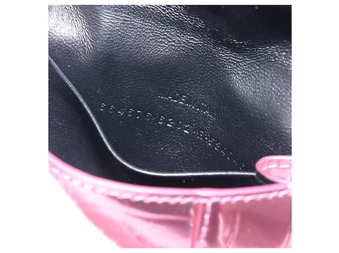 Balenciaga Hourglass Chain Top Handle Crocodile Embossed Leather Mini - vista 6