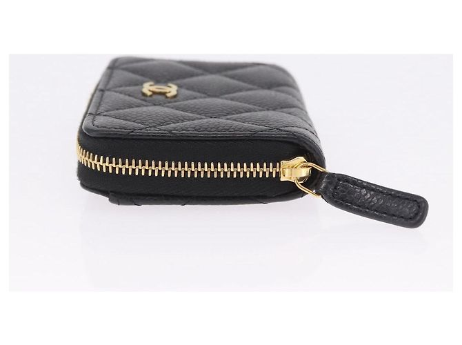 Monedero Chanel CC Zip Quilted Caviar Small - vista 4
