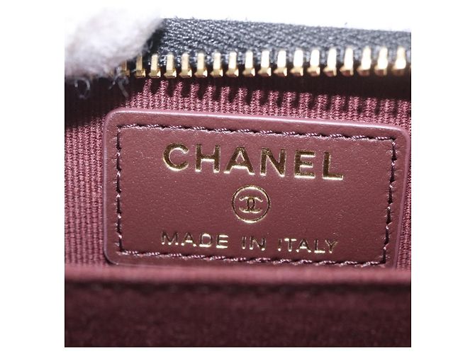 Monedero Chanel CC Zip Quilted Caviar Small - vista 6