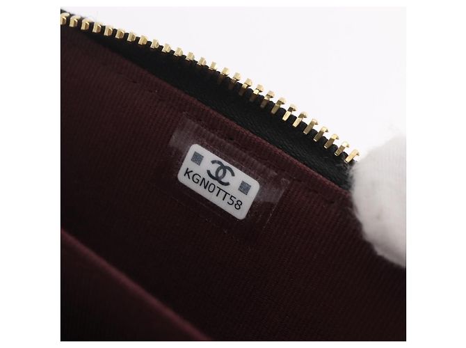 Monedero Chanel CC Zip Quilted Caviar Small - vista 7