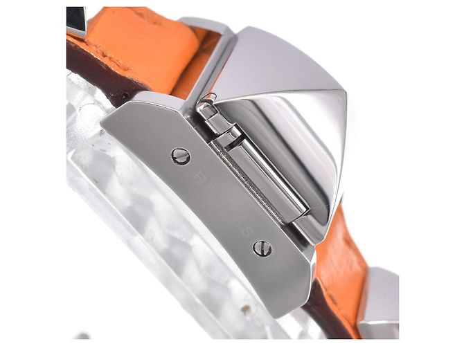 Hermès Hermes Medor Quartz Metal and Leather 23 - Ansicht 4