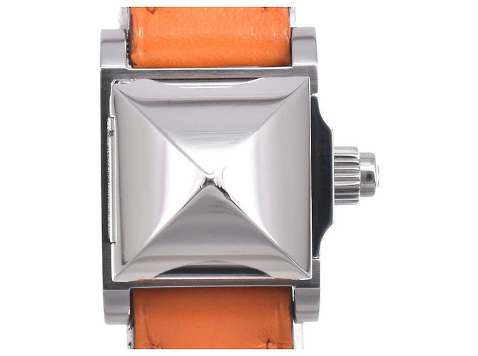 Hermès Hermes Medor Quartz Metal and Leather 23 - Ansicht 5