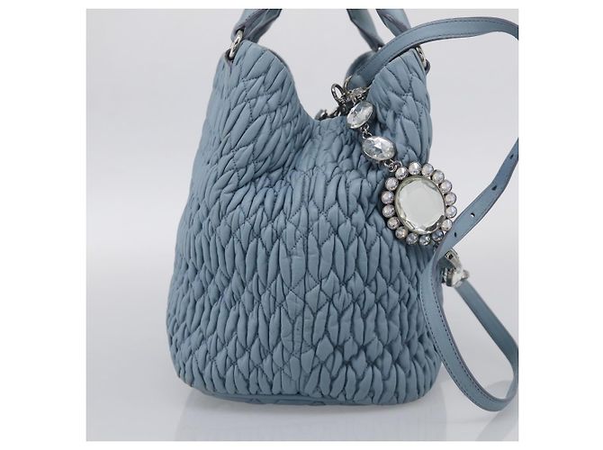 Miu Miu Crystal Convertible Matelasse Leather Small - vista 3