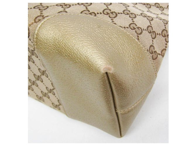 Gucci Bree Convertible Top Handle GG Canvas with Leather Medium - vista 4