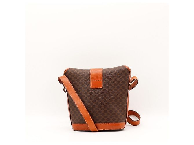 Borsa a tracolla Céline Macadam in tela e pelle - vista 3