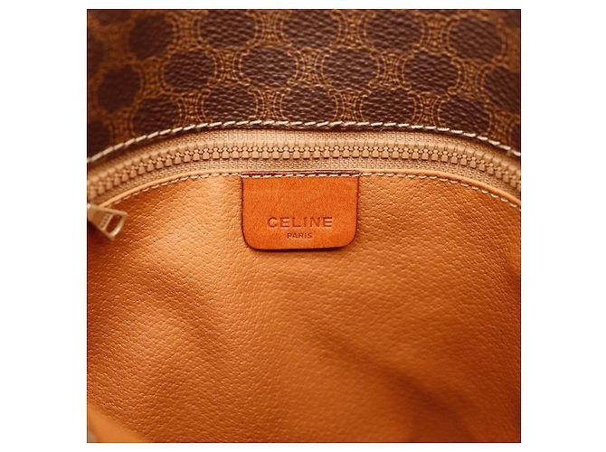 Borsa a tracolla Céline Macadam in tela e pelle - vista 8