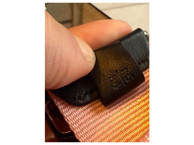 Chanel Rosa Canvas Gürtel mit Kassetten-Schnalle - Ansicht 16