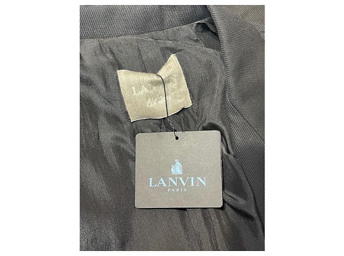 Abrigo Lanvin negro T.M. - vista 6