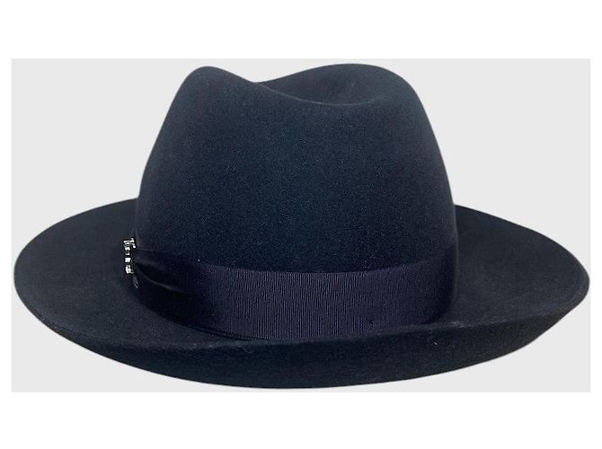 Autre Marque Cappello Saint Laurent x Borsalino T.59 - vista 3