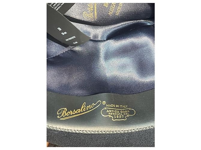 Autre Marque Cappello Saint Laurent x Borsalino T.59 - vista 8