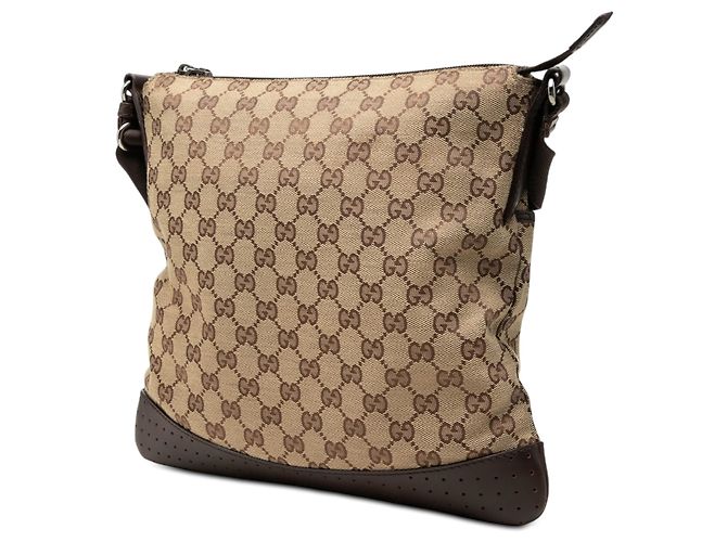Borsa a tracolla Gucci GG Canvas Beige - vista 2
