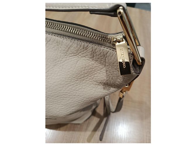 Autre Marque Borsa a tracolla Coccinelle pelle beige - vista 3