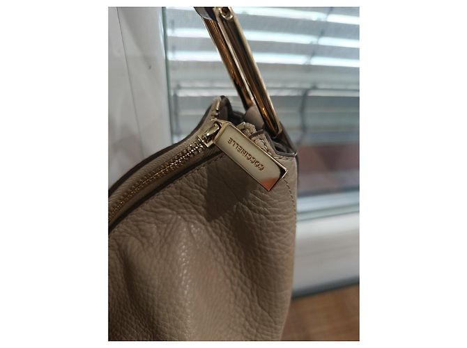 Autre Marque Borsa a tracolla Coccinelle pelle beige - vista 7