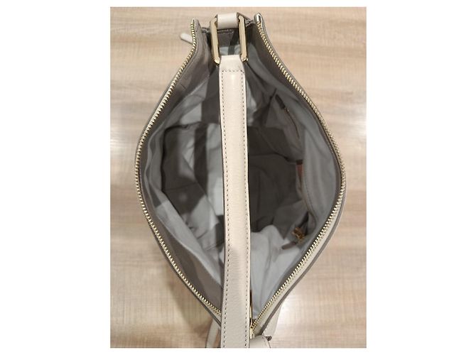 Autre Marque Borsa a tracolla Coccinelle pelle beige - vista 8