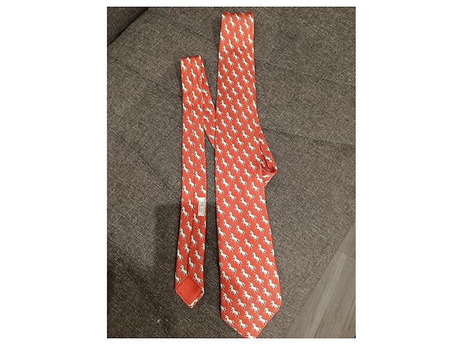 Hermès Seidenkrawatte mit Einhorn-Print - Ansicht 4