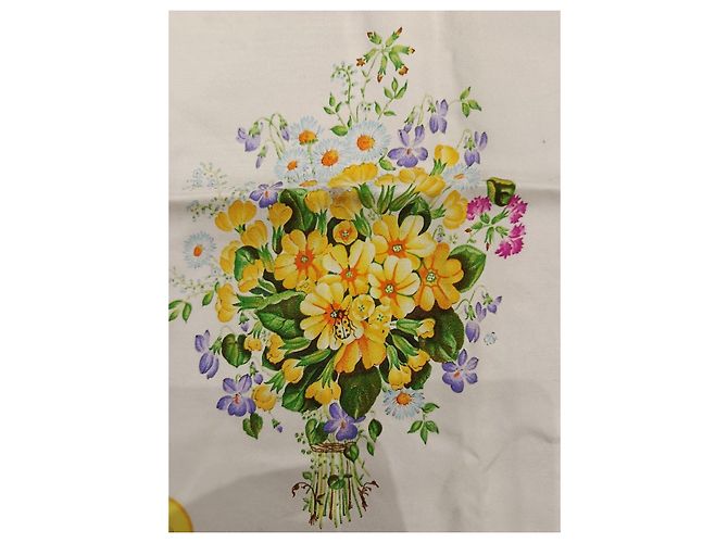 Foulard in seta Gucci stampa floreale - vista 5