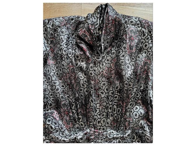 Isabel Marant metallisches Mini-Kleid mit Rüschen - Ansicht 5