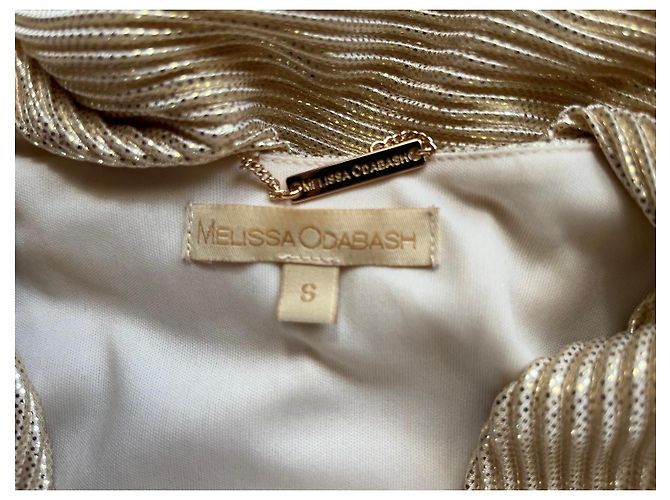 Melissa Odabash Vestido Corto Dorado - vista 2