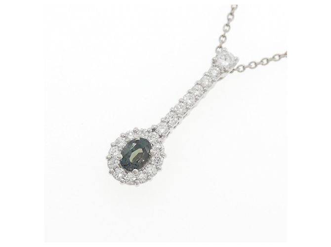 Collana Tasaki in platino, alexandrite e diamanti - vista 3