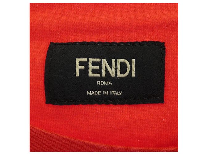 Camiseta Fendi roja - vista 4