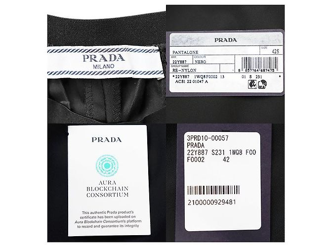 Calças largas Prada Re-Nylon - vista 5