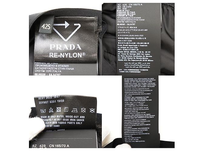 Calças largas Prada Re-Nylon - vista 6